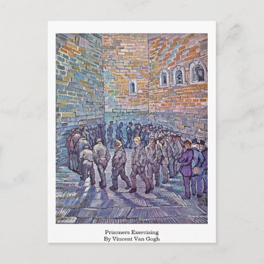 Gefangene von Vincent Van Gogh Postkarte (Vorderseite)