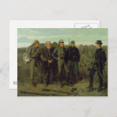 Gefangene von vorne postkarte (Vorne/Hinten)