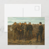 Gefangene von vorne postkarte (Vorne/Hinten)