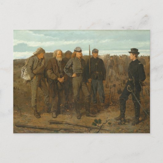 Gefangene von vorne postkarte (Vorderseite)