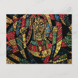 Gefangene zu fürchten Abstrakte Art Postkarte