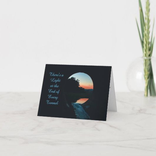 Gefangenenkarten - Licht am Ende des Tunnels Karte (Vorderseite)
