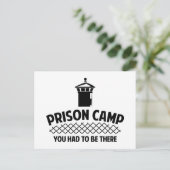 Gefangenenlager Postkarte (Stehend Vorderseite)