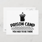 Gefangenenlager Postkarte (Vorne/Hinten)