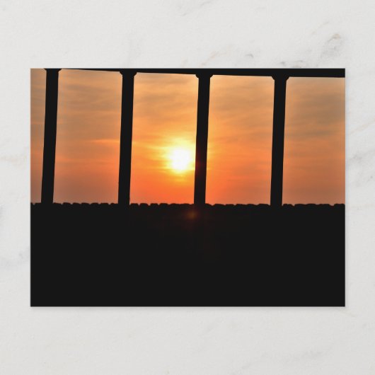 Gefangenensonne Postkarte (Vorderseite)