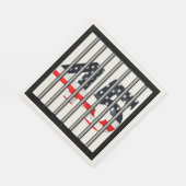 Gefangener Bars Präsident 45 Party Serviette (Ecke)