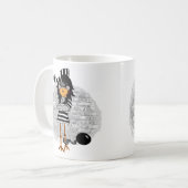 Gefangener der Arbeits-Tasse Kaffeetasse (Vorderseite Links)