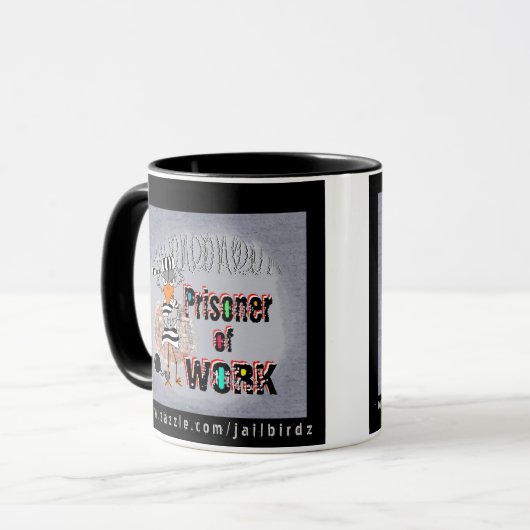 Gefangener der Arbeits-Tasse Tasse (Vorderseite Links)