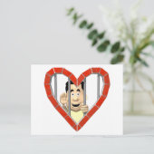 Gefangener der Liebe Card Postkarte (Stehend Vorderseite)
