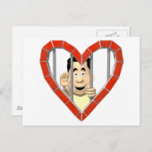 Gefangener der Liebe Card Postkarte (Vorne/Hinten)