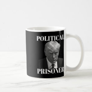 Gefangener Donald J. Trump Black &amp; White Mugsh Kaffeetasse