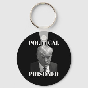 Gefangener Donald J. Trump Black &amp; White Mugsh Schlüsselanhänger