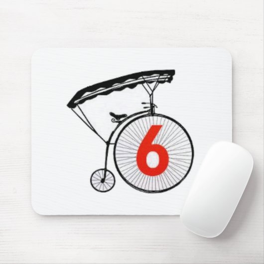 Gefangener Nr. 6 Mousepad (Mit Mouse)