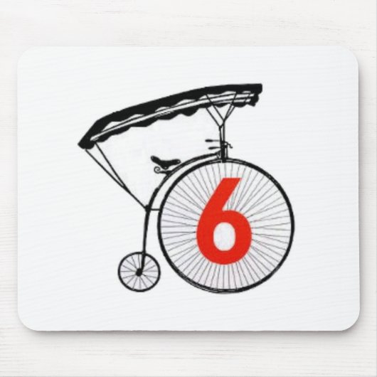 Gefangener Nr. 6 Mousepad (Vorne)