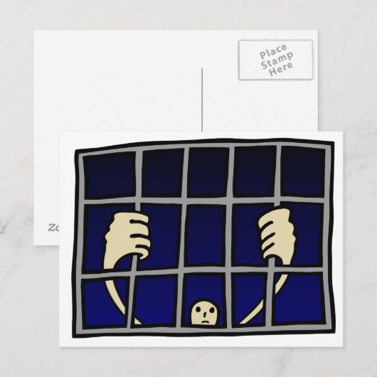 Gefangener Postkarte (Vorne/Hinten)