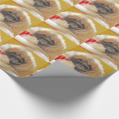 Gefangener Santa Geschenkpapier (Ecke)