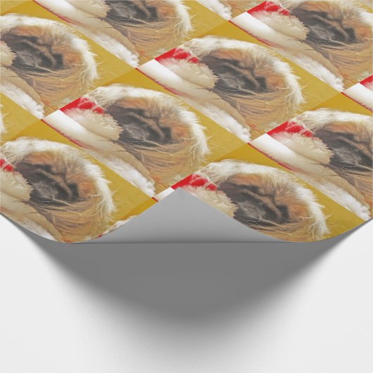 Gefangener Santa Geschenkpapier (Ecke)