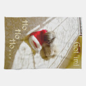 Gefangener Santa Geschirrtuch (Horizontal)