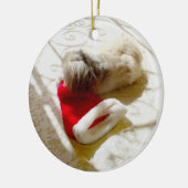 Gefangener Santa Keramik Ornament (Links)