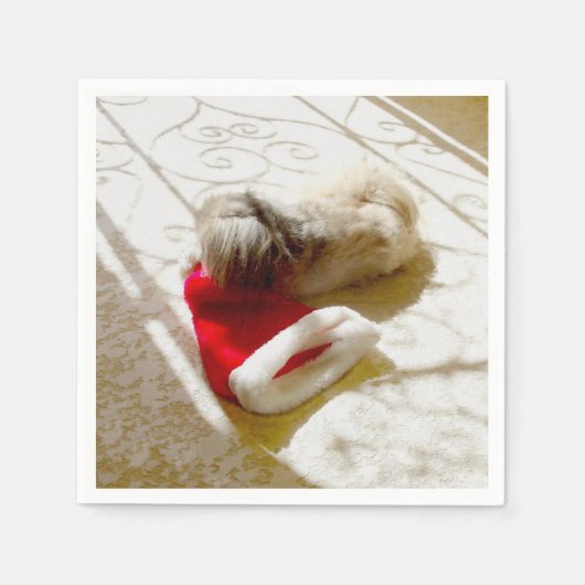 Gefangener Santa Serviette (Vorderseite)