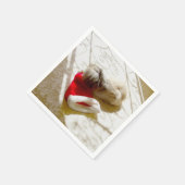 Gefangener Santa Serviette (Ecke)