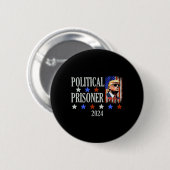 Gefangener Trump 2024 Button (Vorne & Hinten)