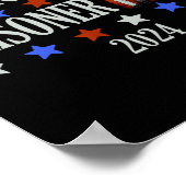 Gefangener Trump 2024 Poster (Ecke)