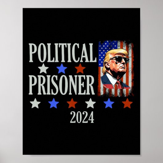 Gefangener Trump 2024 Poster (Vorne)