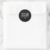 Gefangener Trump 2024 Runder Aufkleber (Tasche)