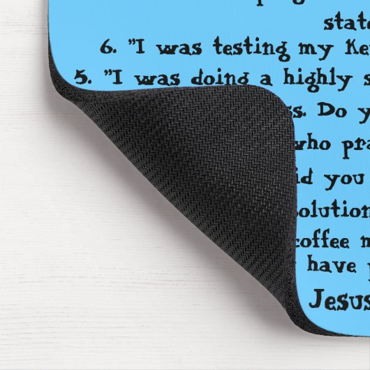 Gefangenes Schlafen Mousepad (Ecke)