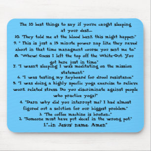 Gefangenes Schlafen Mousepad