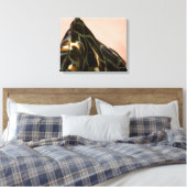 Gefangenes Tier Leinwanddruck (Insitu (Schlafzimmer))
