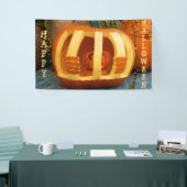 Gefangengesetzter Kürbis Halloween Banner (Messeveranstaltung)