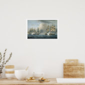 Gefangennahme des Pomone durch HMS Arethusa vor Ku Poster (Küche)