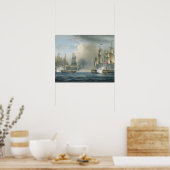 Gefangennahme des Pomone durch HMS Arethusa vor Ku Poster (Küche)