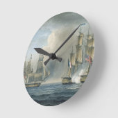 Gefangennahme des Pomone durch HMS Arethusa vor Runde Wanduhr (Winkel)