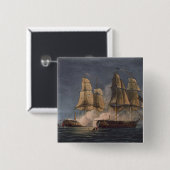 Gefangennahme des Thetis durch HMS-Amethyst, 10. Button (Vorne & Hinten)