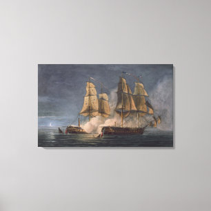 Gefangennahme des Thetis durch HMS-Amethyst, 10. Leinwanddruck
