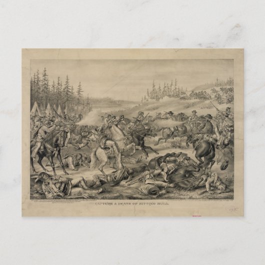 Gefangennahme und Tod von Stierstillen Dezember 15 Postkarte (Vorderseite)