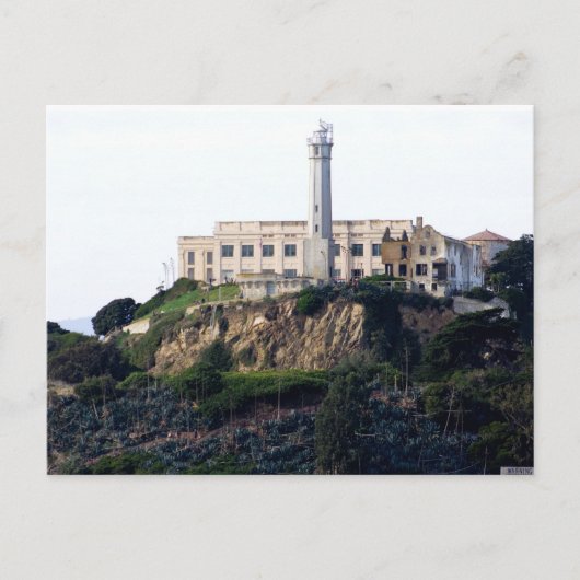 Gefangenschaft auf der Insel Alcatraz Postkarte (Vorderseite)