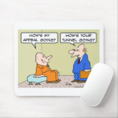 Gefangenzellenrechtsanwalt-Berufungstunnel Mousepad (Mit Mouse)