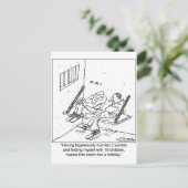 Gefängnis als Feiertag Feiertagspostkarte (Stehend Vorderseite)