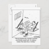 Gefängnis als Feiertag Feiertagspostkarte (Vorne/Hinten)