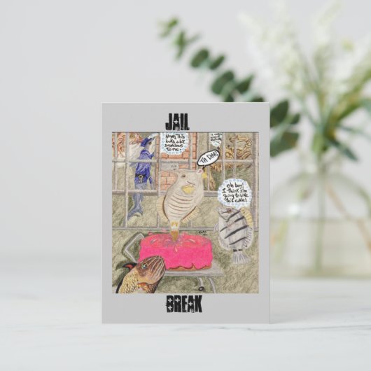 Gefängnis Break Postkarte (Stehend Vorderseite)