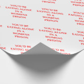 GEFÄNGNIS GESCHENKPAPIER (Ecke)