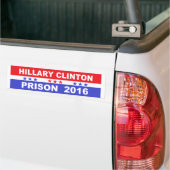 Gefängnis Hillary Clinton Autoaufkleber 2016 (Auf Lkw)