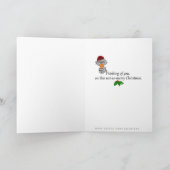 Gefängnis Jailbird Feiertagskarte (Innenseite)