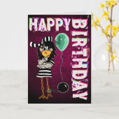 Gefängnis Jailbird Karte (Gelbe Blume)