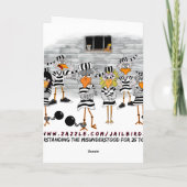 Gefängnis Jailbird Karte (Rückseite)