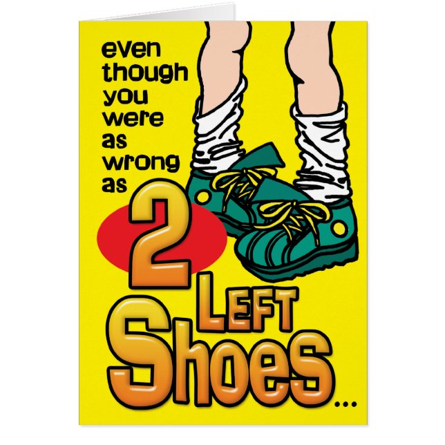 Gefängnis-Karten - 2 links Schuhe (Vorne)